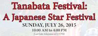 Japanese events venues location festivals 2015 Tanabata Festival - A Japanese Star Festival (Minyo Station Performs, Tea & Cookies, Japanese Style Storytelling)