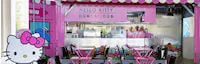 Japanese events venues location festivals Hello Kitty Cafe Pop-Up Container at Fashion Valley - Pastries, Cakes, Treats, Merchandise, Strawberry Mint Lemonade, Specialty Coffee Drinks..