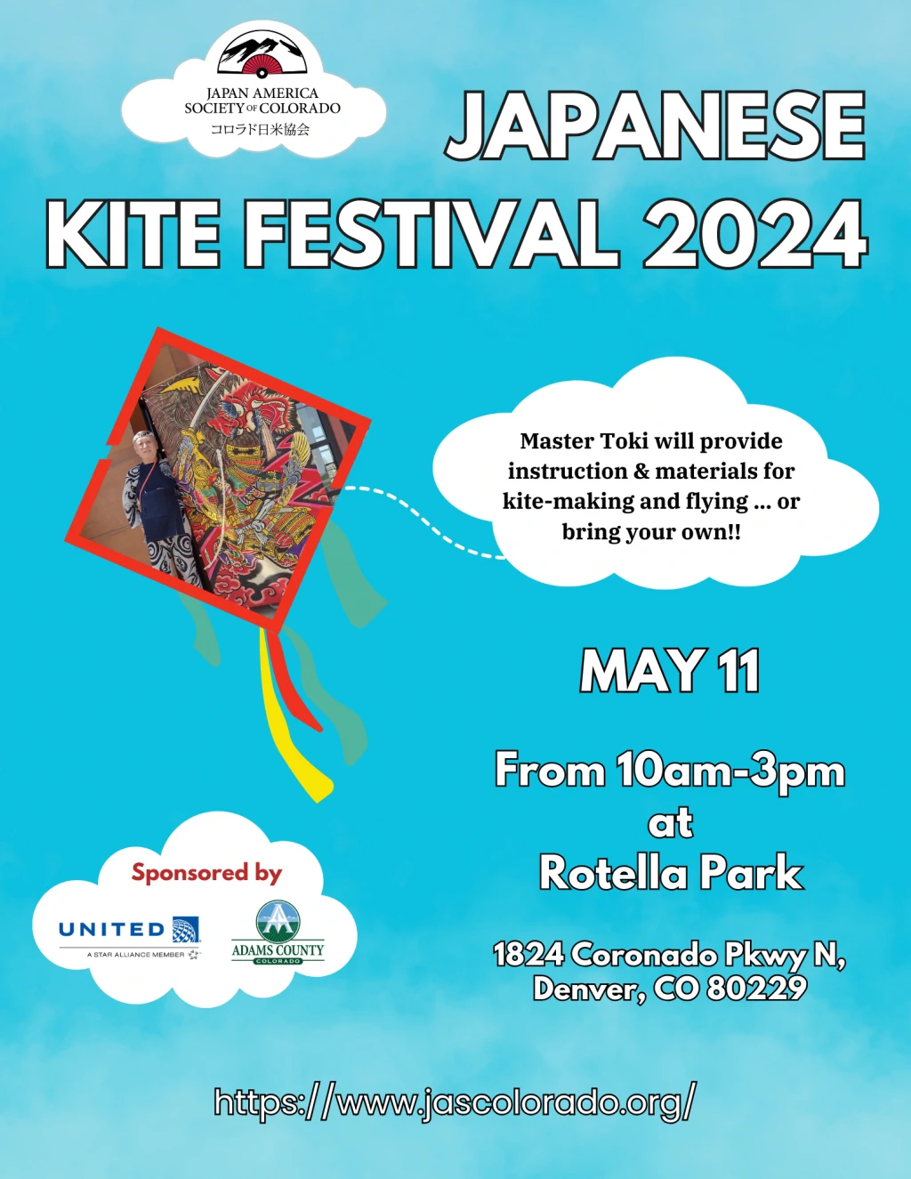 2024 Japanese Kite Workshops & Festival (Celebration of Japanese Culture & Tradition, Features Variety of Kite-Making Workshops..) Rotella Park 