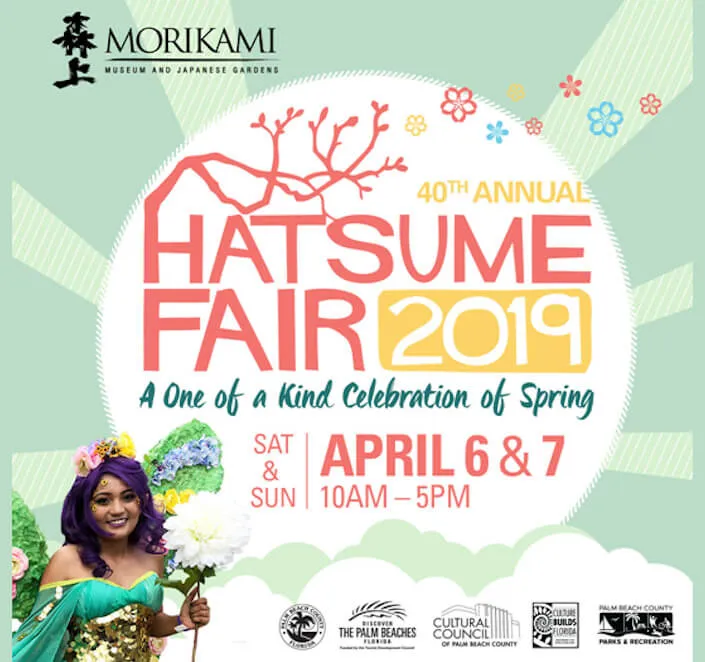 2019 - 40th Annual Hatsume Fair - One of a Kind Celebration of Spring (2 Days) Morikami (Anime, Food, Performance..)