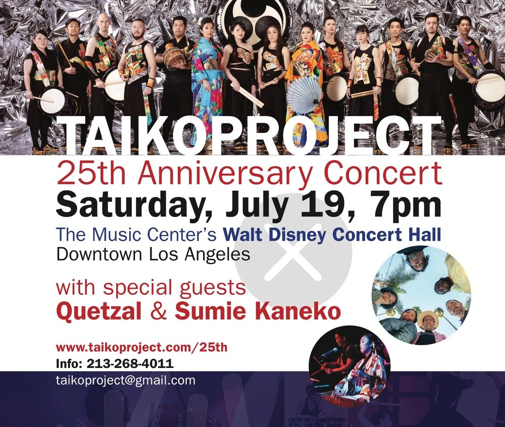 2025 TAIKOPROJECT 25th Anniversary Concert at Walt Disney Concert Hall 