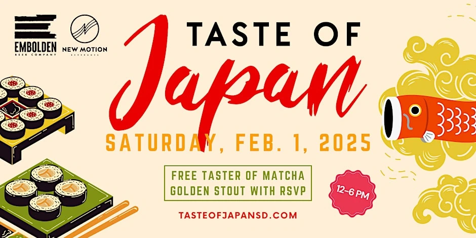 2025 Taste of Japan San Diego Event (Japanese Street Food, Drinks, & Desserts by Taste of Japan and Matcha Cafe Maiko) 2 Days | Japanese-City.com