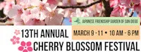 Japanese events festivals 2018 - 13th Annual Cherry Blossom Festival (3 Days) - Experience Cherry Trees, Food Vendors, Sake, Beer & Tea, Cultural Performances & Demonstrations