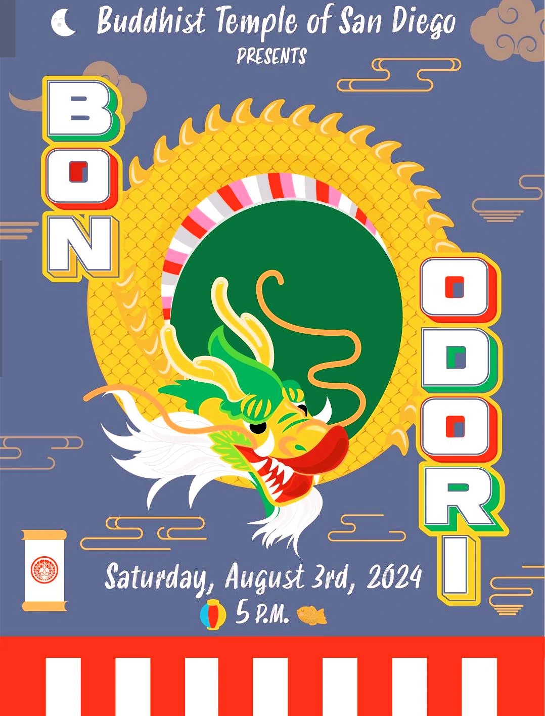 2024 Buddhist Temple of San Diego Bon Odori Festival (Bon Odori Dancing..) Saturday