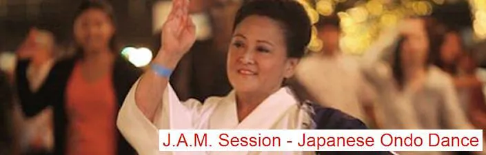 2014 J.A.M. Sessions at the Ford Ondo Dance Night with Christine Inouye & Minyo Station - Ford Amphitheatre | Japanese-City.com
