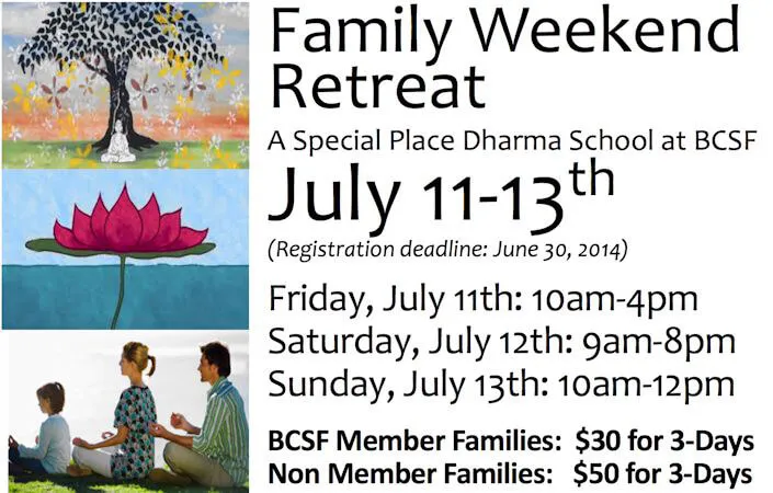 2014 Family Retreat - A Special Place Dharma School at BCSF (3 Days) | Japanese-City.com