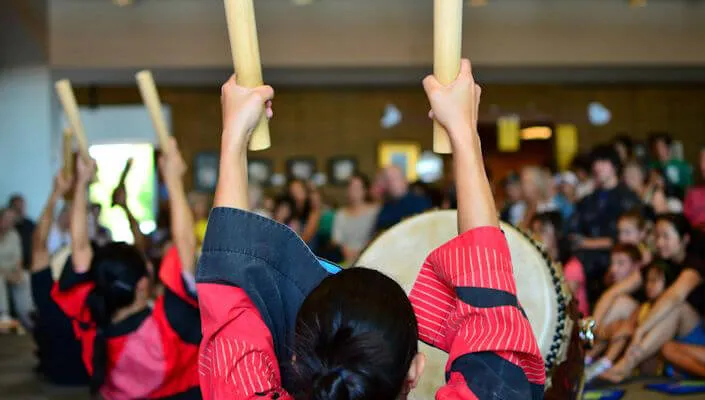 2014 - 5th Annual Encinitas Library Japan Festival (Cultural Performances, Demonstrations featuring Shokenji Taiko)