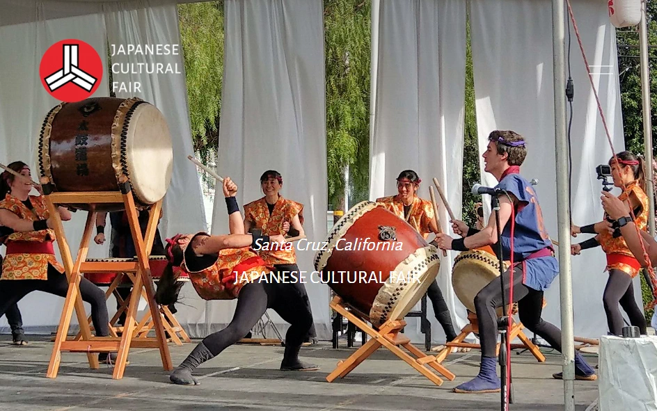 2023 - 35th Anniversary Japanese Cultural Fair Festival Event - Santa Cruz (Food, Bon Odori, Taiko, Dance, Martial Arts, Flute..) Sat (Video)