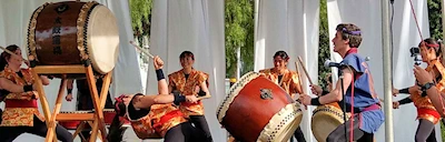 Japanese events venues location festivals 2023 - 35th Anniversary Japanese Cultural Fair Festival Event - Santa Cruz (Food, Bon Odori, Taiko, Dance, Martial Arts, Flute..) Sat (Video)