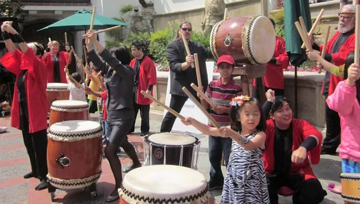 2015 Target Free First Sunday: Bowers Museum Japanese Cherry Blossom Festival (Live Taiko, Koto, Dance, etc..)