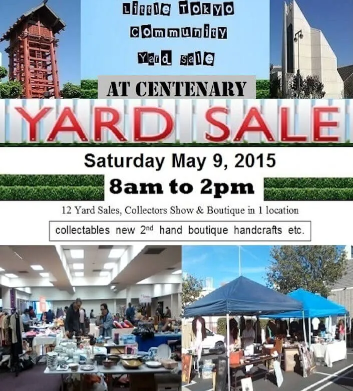 2015 Little Tokyo Community Yard Sale, Collectors Show and Boutique - Come support the Community