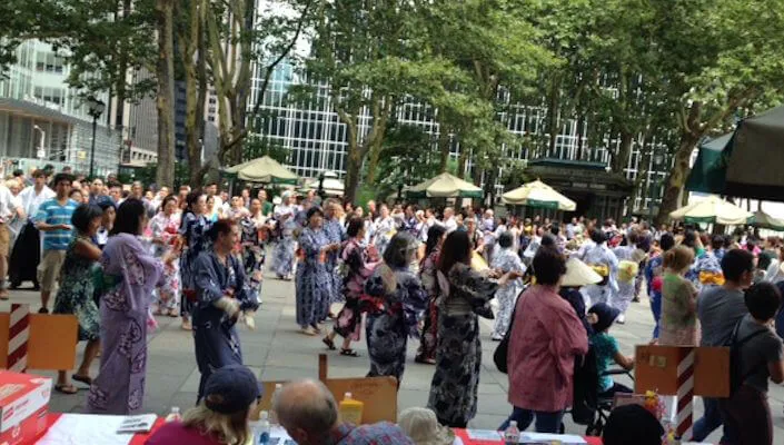2015 Annual New York Buddhist Church 65th Annual Obon & Odori Dance Summer Festival (Sunday) - Bryant Park | Japanese-City.com