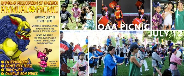 Annual Okinawa Picnic & Bon Odori 2015 (Live Entertainment, Kids Games & Races, Raffle Drawings, & Bon Dancing)