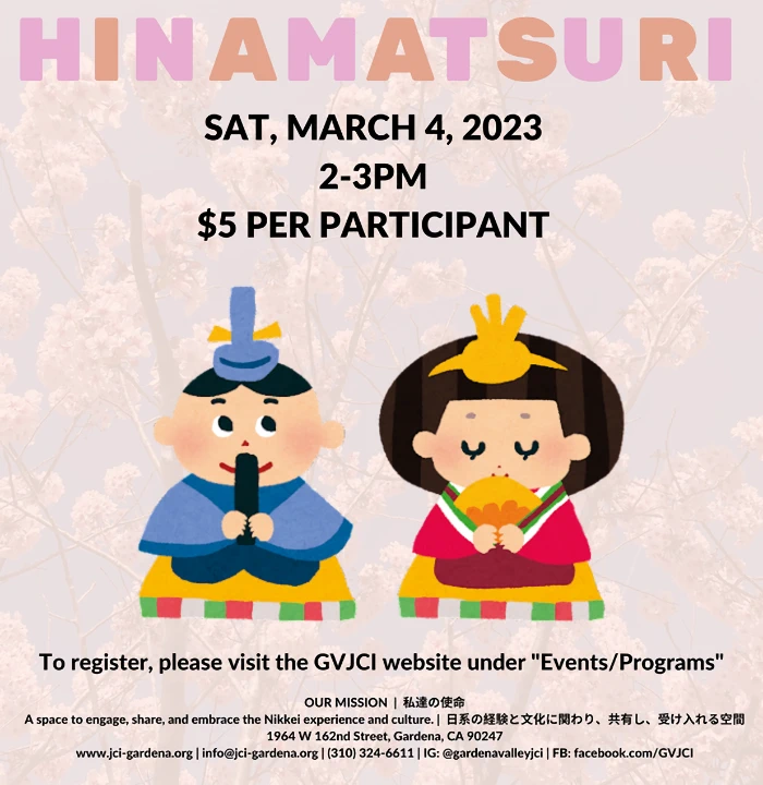 2023 GVJCI Japanese Hinamatasuri - Girl's Day Celebration 