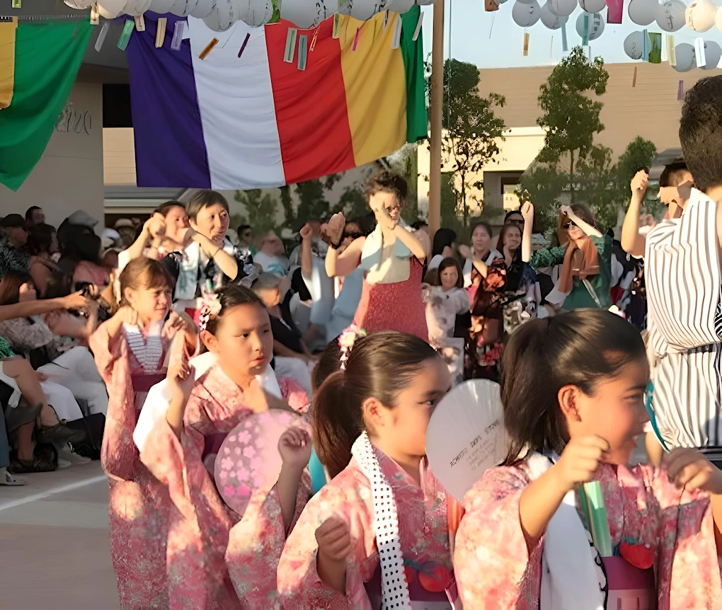 2018 Fresno Betsuin Buddhist Temple Obon Odori Practice: Bring Uchiwa, Tenugui and Kachi Kachi 