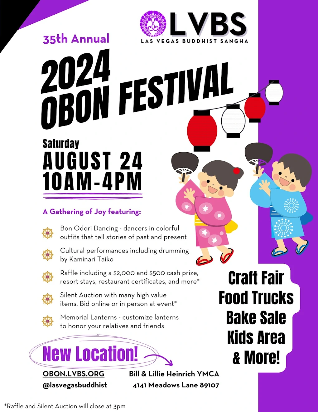 2022 Virtual - 33rd Annual Las Vegas Obon Festival - Bon Odori (Folk Dancing), Live Taiko, Culture.. (Saturday) 