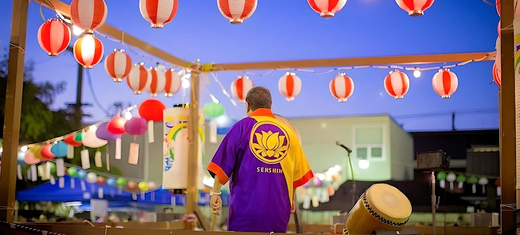 2025 Senshin Buddhist Temple Obon Odori Festival Event (Bon Odori Dancing, Sento Shogon 1000 Oil Lamps, Taiko Entertainment..) Saturday Only | Japanese-City.com