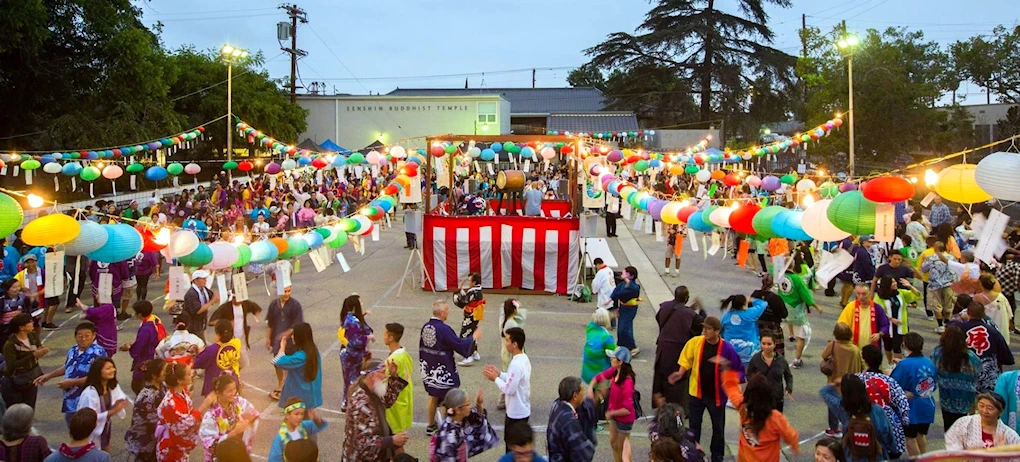2025 Senshin Buddhist Temple Obon Odori Festival Event (Bon Odori Dancing, Sento Shogon 1000 Oil Lamps, Taiko Entertainment..) Saturday Only
