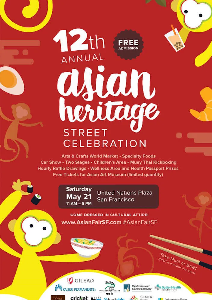 2016 - 12th Annual Asian Heritage Street Celebration (Largest Gathering of Asian Pacific Americans in the Nation)