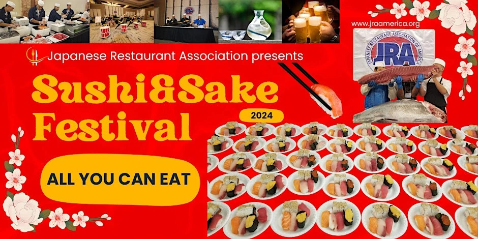 2019 - 19th Annual Japanese Food & Sake Festival - All You Can Eat & Drink - Japanese Food, Japanese Sake & Beer, Tuna Cutting - Little Tokyo