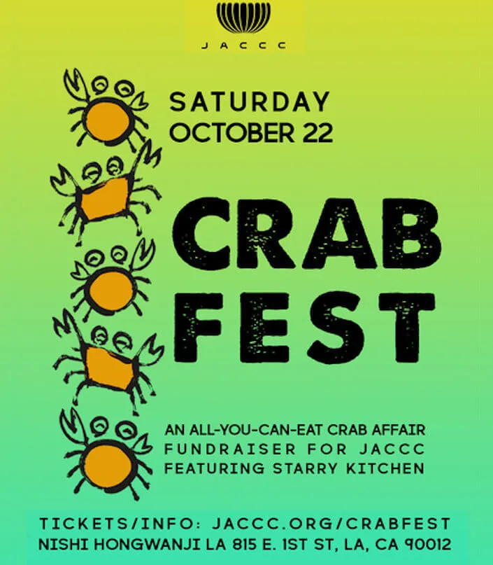 2016 CrabFest - All You Can Eat Crab! (Delicious Food, Beverages, Crab) Fundraiser for JACCC | Japanese-City.com