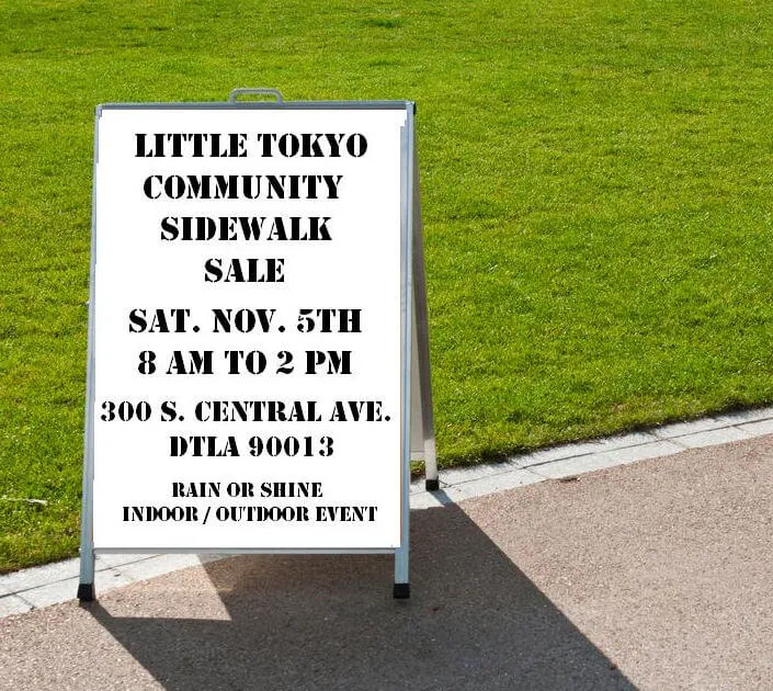 2016 Little Tokyo Community Sidewalk Sale at Centenary on 3rd St & Central Ave