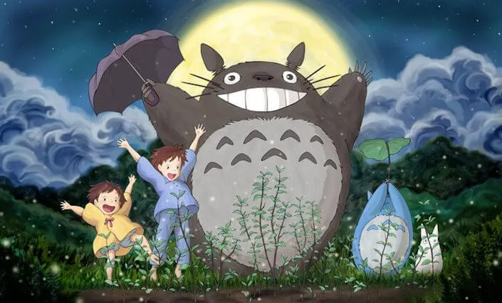 Midnight Miyazaki: My Neighbor Totoro (となりのトトロ) - Satsuki and Mei Discover the Surrounding Forests are Home to a Family of Totoros