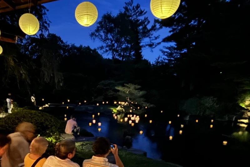 2025 Obon Lantern Floating Ceremony - Okuribi: Honoring Ancestors by Launching Lanterns, Shofuso Japanese House and Garden | Japanese-City.com