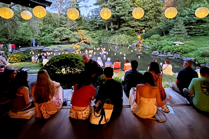 2025 Obon Lantern Floating Ceremony - Okuribi: Honoring Ancestors by Launching Lanterns, Shofuso Japanese House and Garden | Japanese-City.com