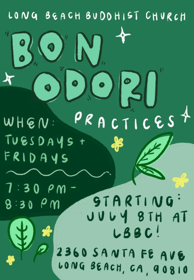 2025 Long Beach Buddhist Church (LBBC) Bon Odori Festival Event (Ondo Dancing, Live Taiko, Food..) Saturday | Japanese-City.com