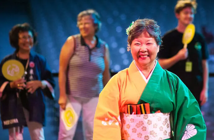 2018 JAM Session: Japanese Folk Dance with Christine Inouye (Bon Dances Set to Ondo Music by Japanese Folk Fusion Ensemble Minyo Station) Ford Theatre | Japanese-City.com