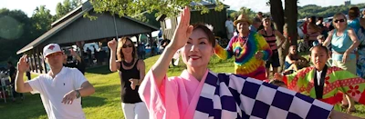 Japanese events venues location festivals 2023 - 13th Annual Bon Odori Kingston Dance Festival Event (Food, Bon Odori Dance, Music, Taiko Drumming, Martial Arts, Kids Fun..) No Nukes, No War