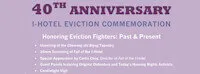 Japanese events venues location festivals 2017 40th Anniversary I-Hotel Eviction Commemoration