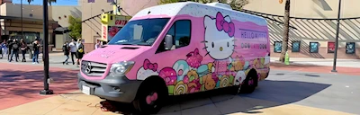 2023 Hello Kitty Cafe Truck Event - Torrance (Hello Kitty Cakes, Donuts, Macarons and Other Sweets!  Hello Kitty Super Cute Merch!)