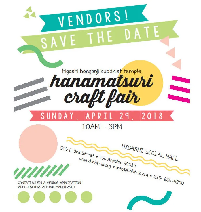 2018 Annual Hanamatsuri Craft Fair - Booths, Food, etc. | Japanese-City.com