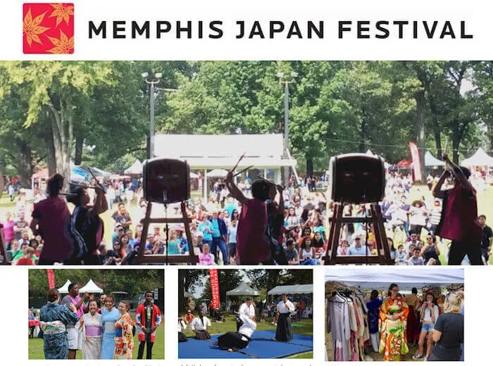 2019 - Memphis Japan Festival (Celebrate the History, Culture & People of Japan) Japanese Food, Origami, Bonsai, Games, Martial Arts.. (Sunday)