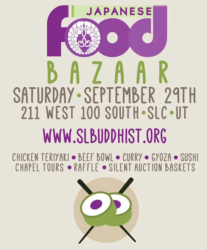 2018 Japanese Food Bazaar Festival Event - Japanese Food & Culture,  Salt Lake Buddhist Food Bazaar | Japanese-City.com