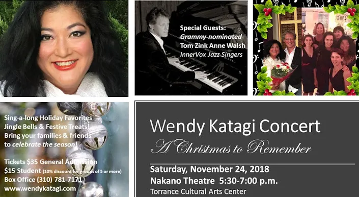 2018 - A Christmas to Remember - Wendy Katagi in Concert | Japanese-City.com