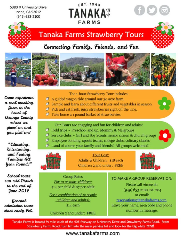 2018 Strawberry Tours - Come Pick Sweet Juicy Strawberries - Starting Feb 3 & 4 - 2018