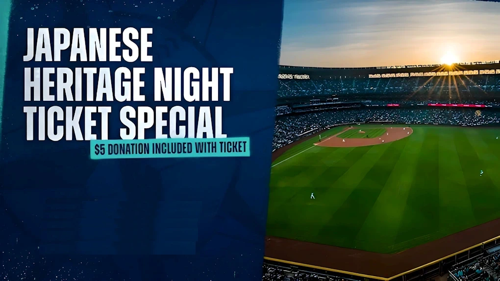 2024 Annual Japanese Heritage Day Event - Seattle Mariners Baseball at T-Mobile Park (Use Special Link)