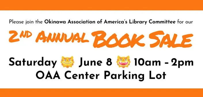 2019 Secondhand Book Sale - Okinawa Association Library Fundraiser | Japanese-City.com