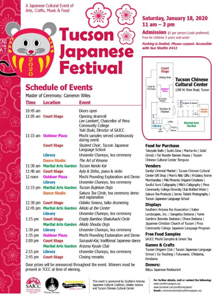 2022 - 7th Annual New Years - Tucson Japanese Festival Event  | Japanese-City.com