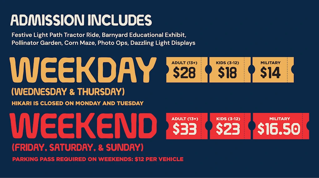 2025 'Hikari - A Festival of Lights' Event: Tanaka Farms, Irvine - Enjoy Live Music on Friday, Saturday, & Sunday Nights (Video) | Japanese-City.com