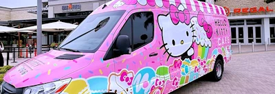 Japanese events venues location festivals 2024 Hello Kitty Truck West, The Shoppes at Carlsbad Mall, CA (Pick-Up Supercute Treats & Merch, While Supplies Last!)