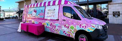 Japanese events venues location festivals 2024 Hello Kitty Truck West Event: The Shoppes at Chino Hills Mall, CA (Pick-Up Supercute Treats & Merch, While Supplies Last!)