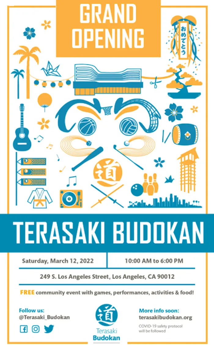 2022 Grand Opening! Terasaki Buddokan, Los Angeles (Free Community Event with Games, Performances, Activities & Food)