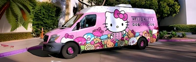 2024 Hello Kitty Truck West, Fashion Valley San Diego, CA (Pick-Up Supercute Treats & Merch, While Supplies Last!)