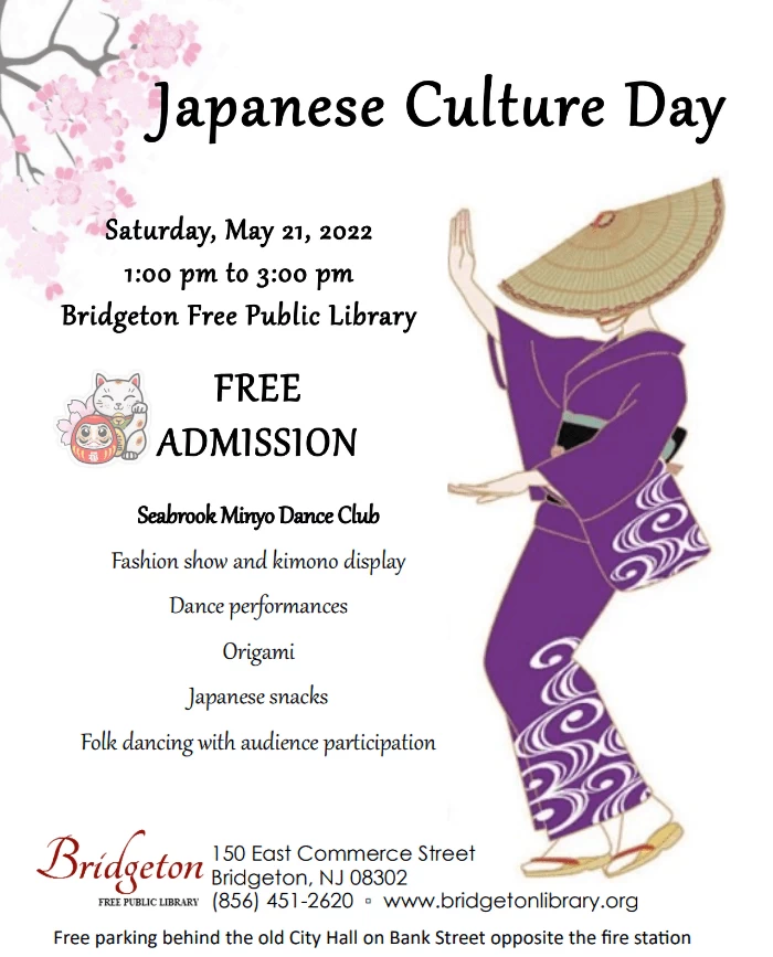 2022 Japanese Cultural Day Event - Seabrook Minyo Dance Club, Folk Dancing, Origami, Kimono Display.. (Saturday) 