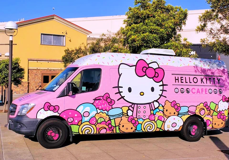 2023 Hello Kitty Truck West, Stonestown Galleria Event, San Francisco, CA (Pick-Up Super-Cute Treats & Merch, While Supplies Last!)