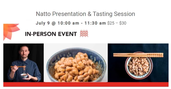 2022 Natto Presentation & Tasting Session Event  | Japanese-City.com